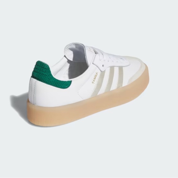 ADIDAS SAMBAE SHOES Off White / Aluminium / Gold Metallic - Picture 5 of 9